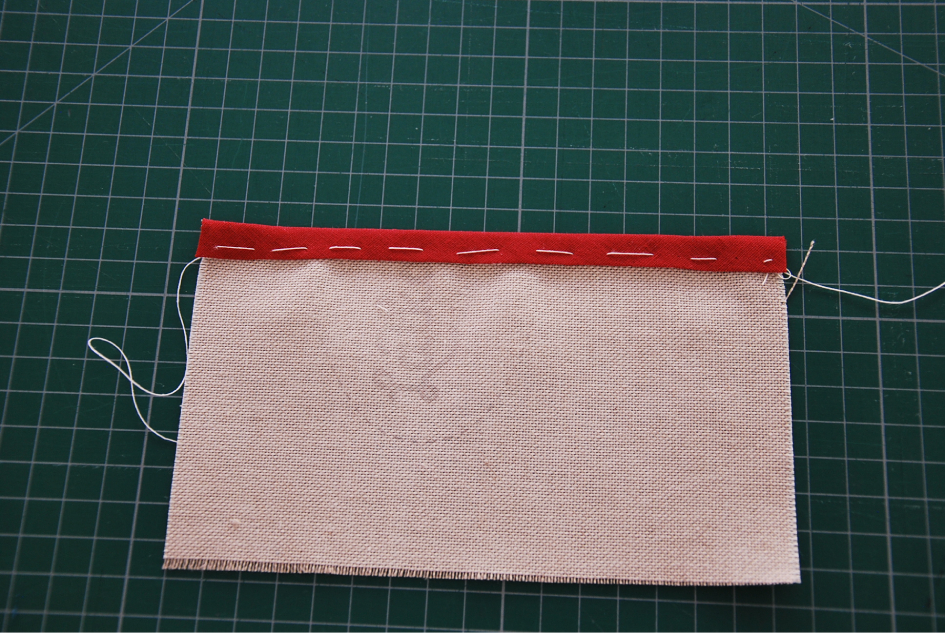 Našití šikmého proužku (3)